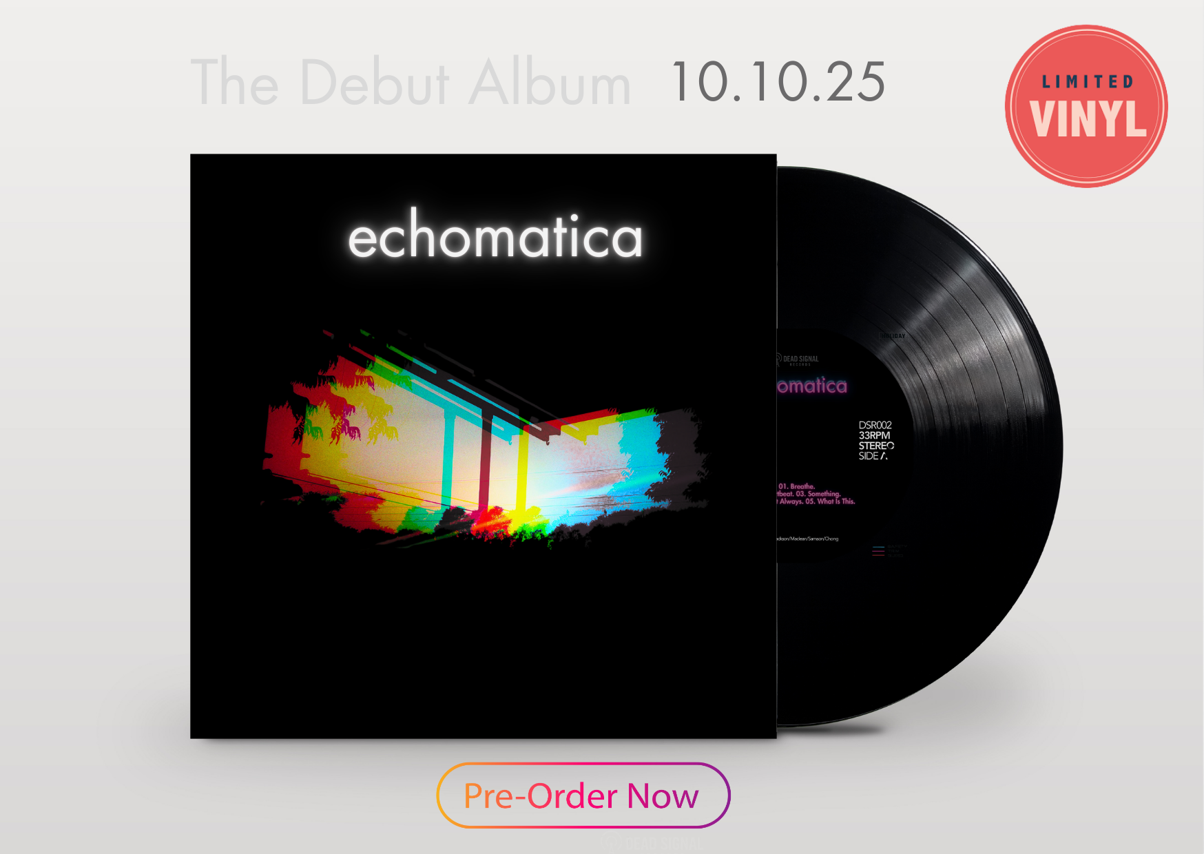 PRE-ORDER Echomatica Album (Vinyl)
